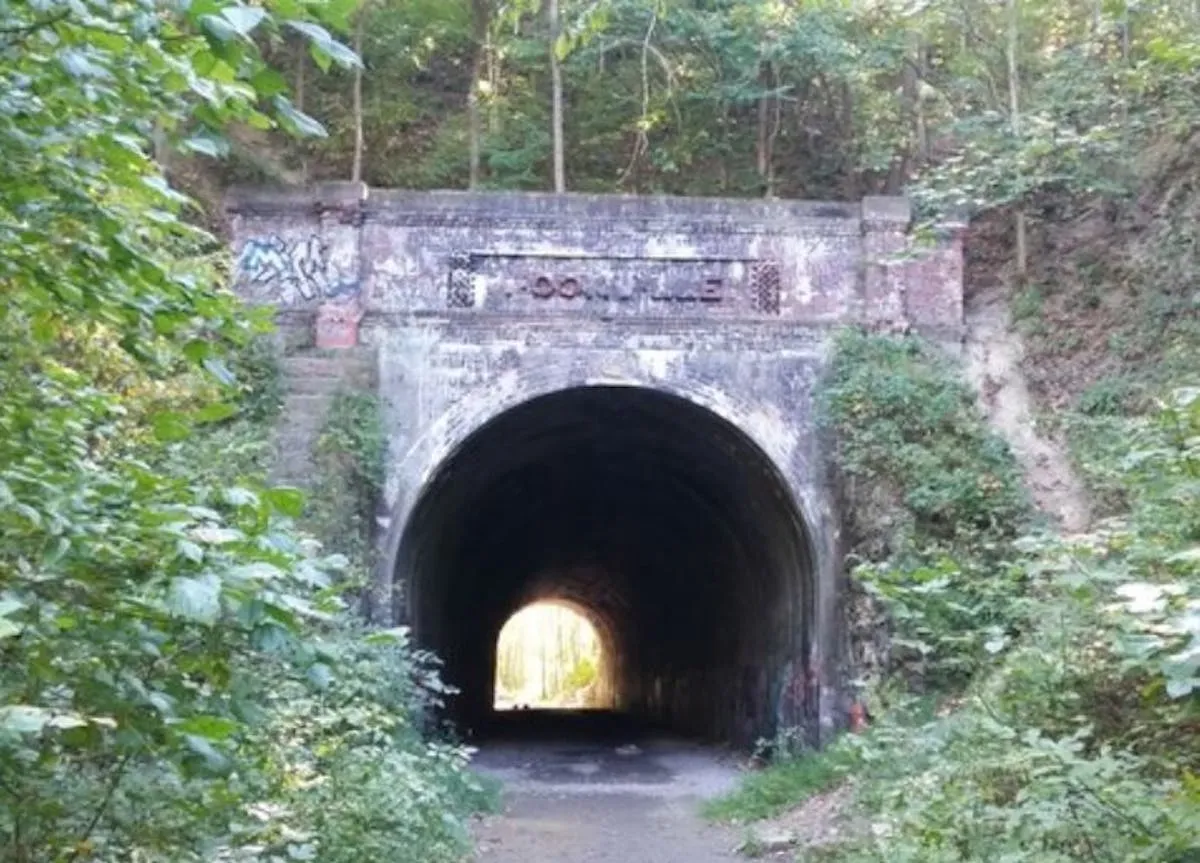 Moonville Tunnel in Hocking Hills