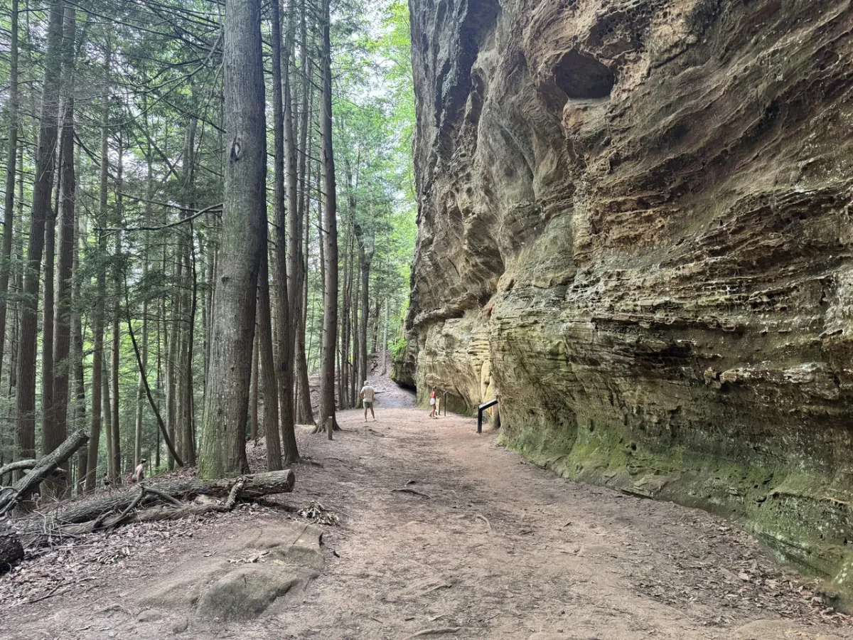 Whispering Cave in Hocking Hills